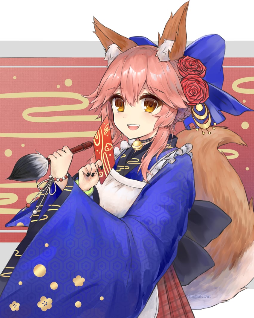 tamamo and tamamo no mae (fate and 1 more) drawn by emirate_chen'ai