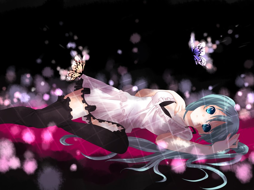hatsune miku (vocaloid and 1 more) drawn by kiriri14