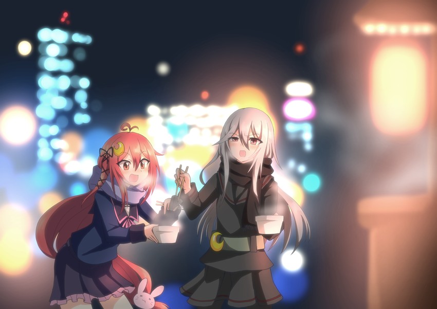 uzuki and kikuzuki (kantai collection) drawn by suke_(share_koube)