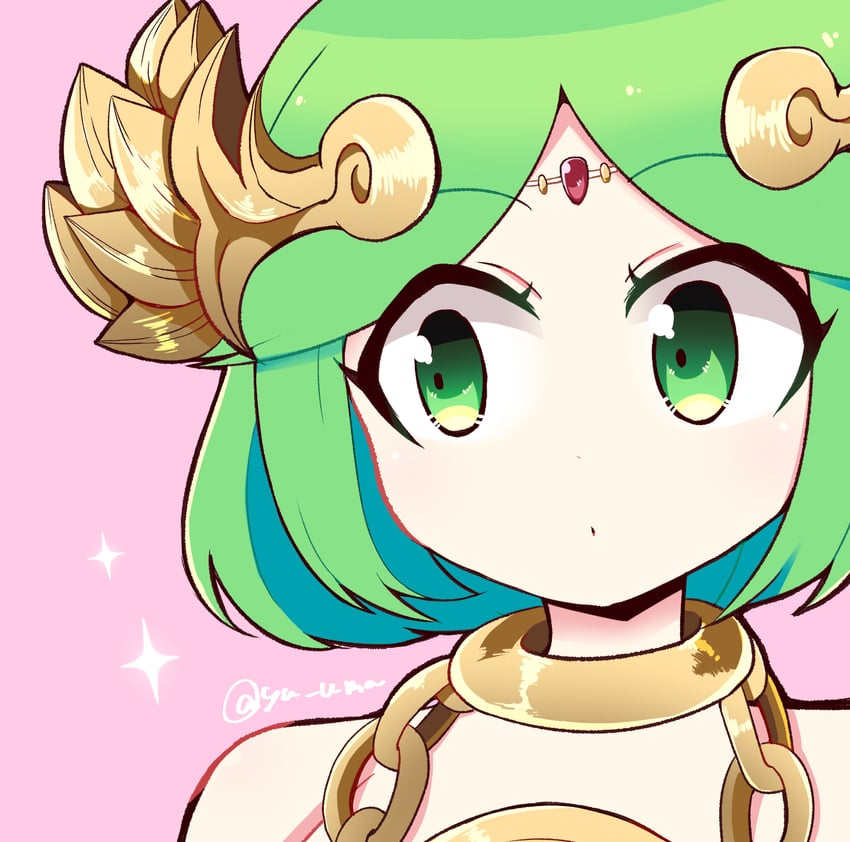 palutena (kid icarus and 1 more) drawn by yu_makoto_(yu_uma)