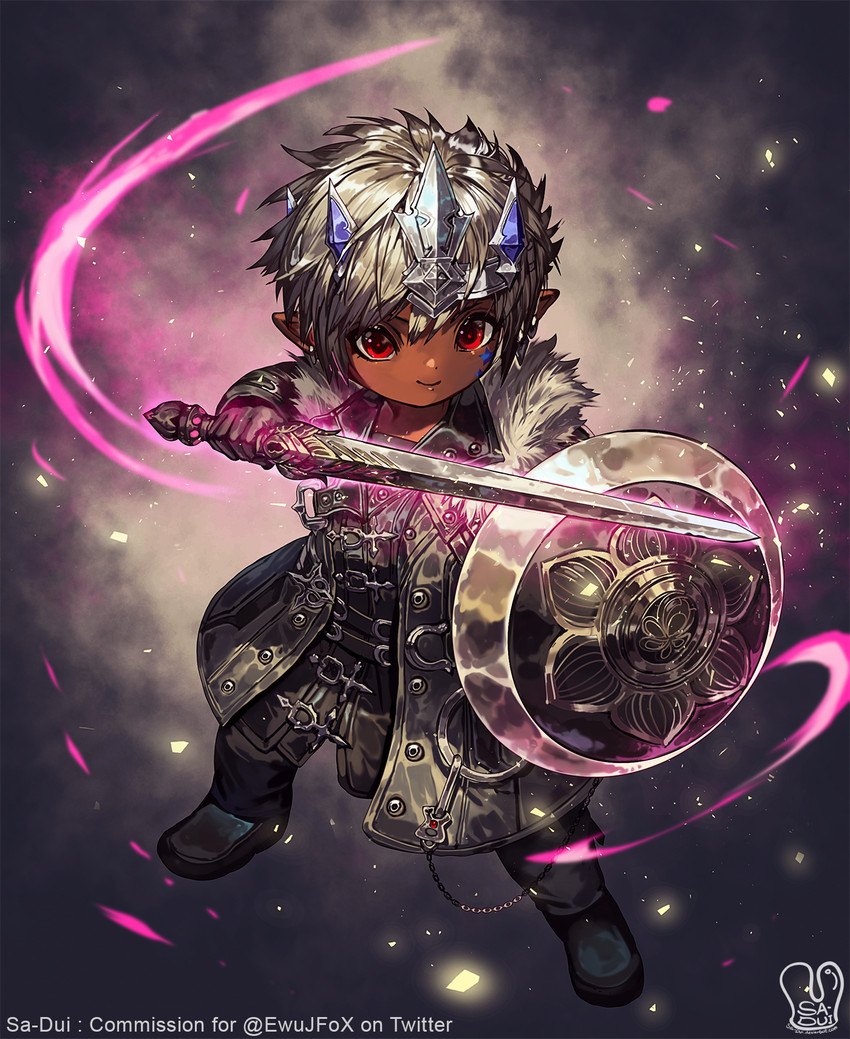 paladin (final fantasy and 1 more) drawn by sa-dui