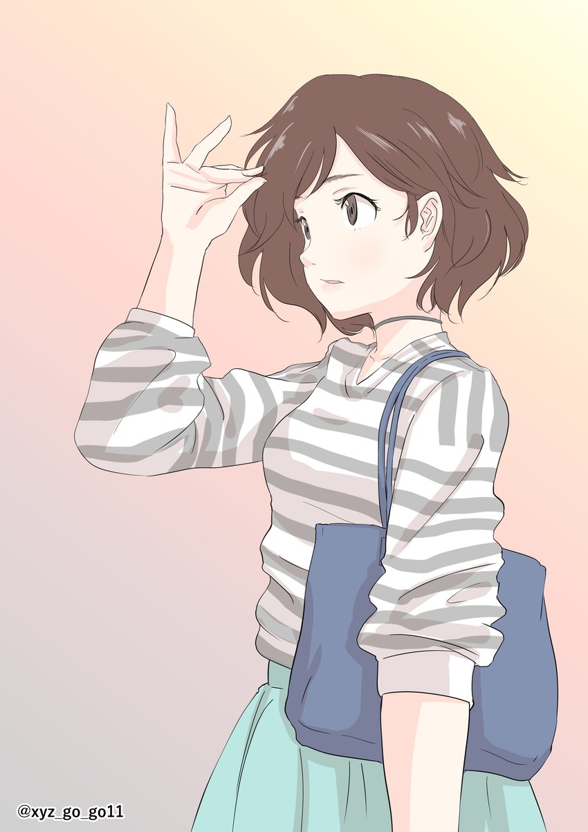 akiyama yukari (girls und panzer) drawn by oze_(xyz_go_go11)