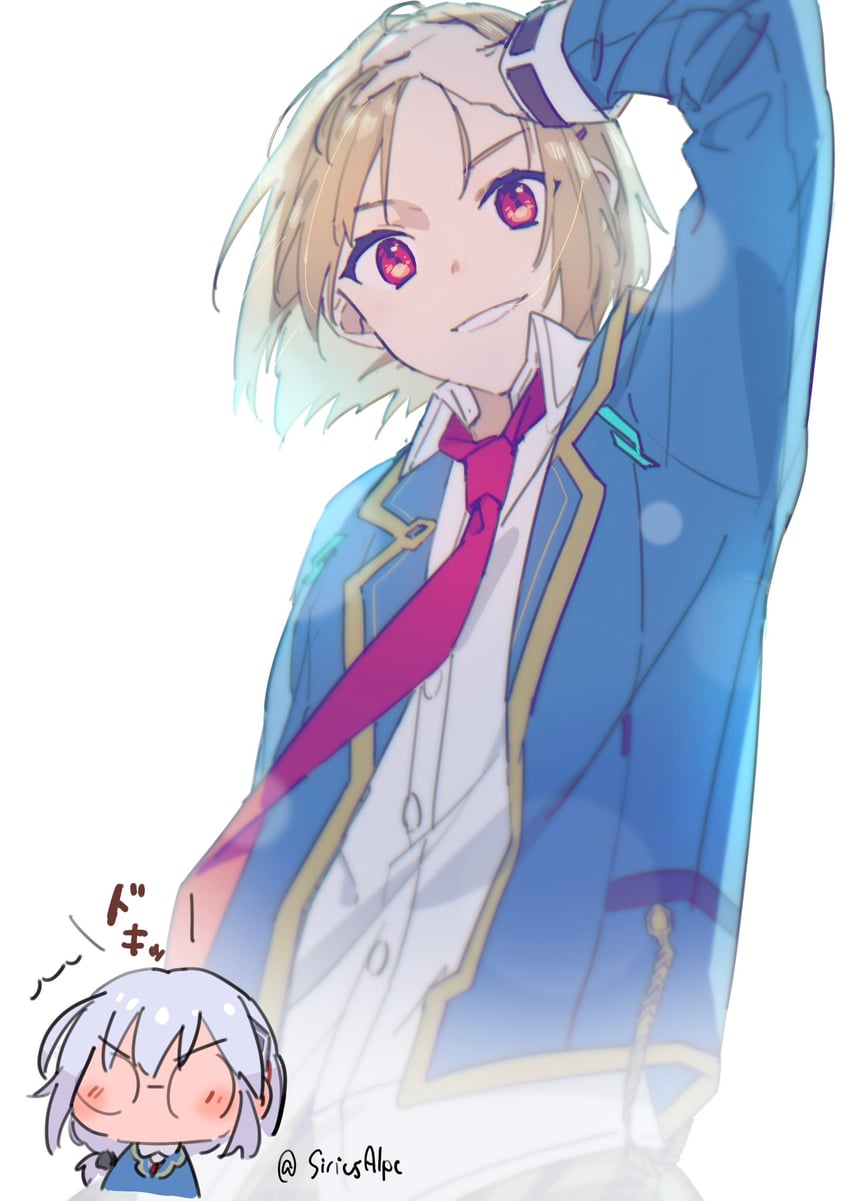 kayamori ruka and izumi yuki (heaven burns red) drawn by soshin_(siriusalpc)