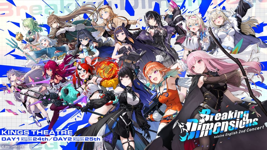 gawr gura, mori calliope, ninomae ina'nis, ouro kronii, nanashi mumei, and 10 more (hololive and 1 more) drawn by matsuo_shogo