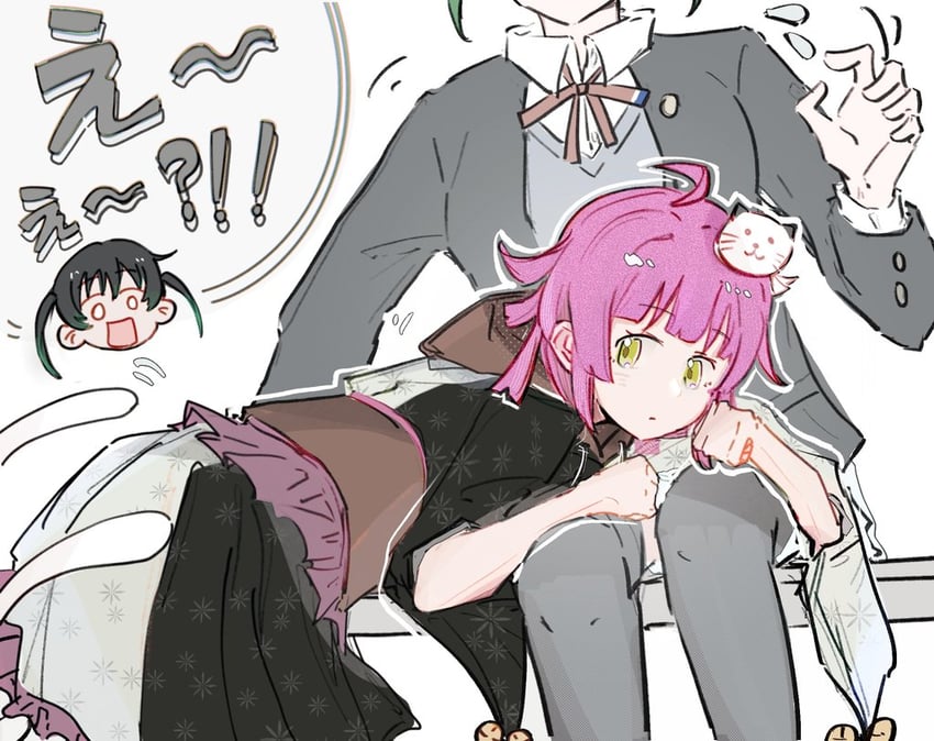 takasaki yu and tennoji rina (love live! and 1 more) drawn by b1geinu