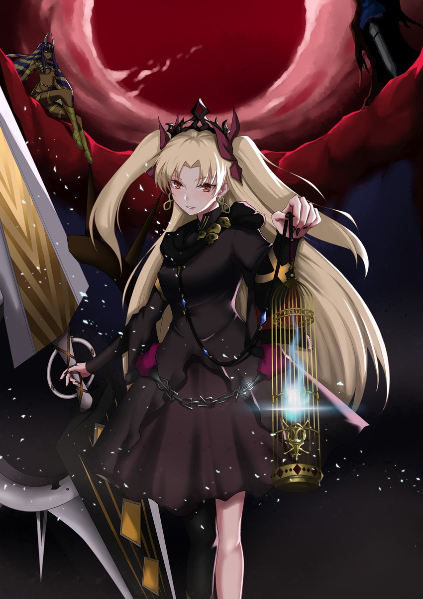 ereshkigal, nitocris, and king hassan (fate and 1 more) drawn by murasaki_tachi