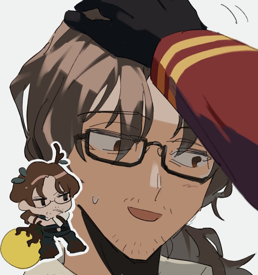 dante, gregor, and golden apple (project moon and 1 more) drawn by meisenlcb