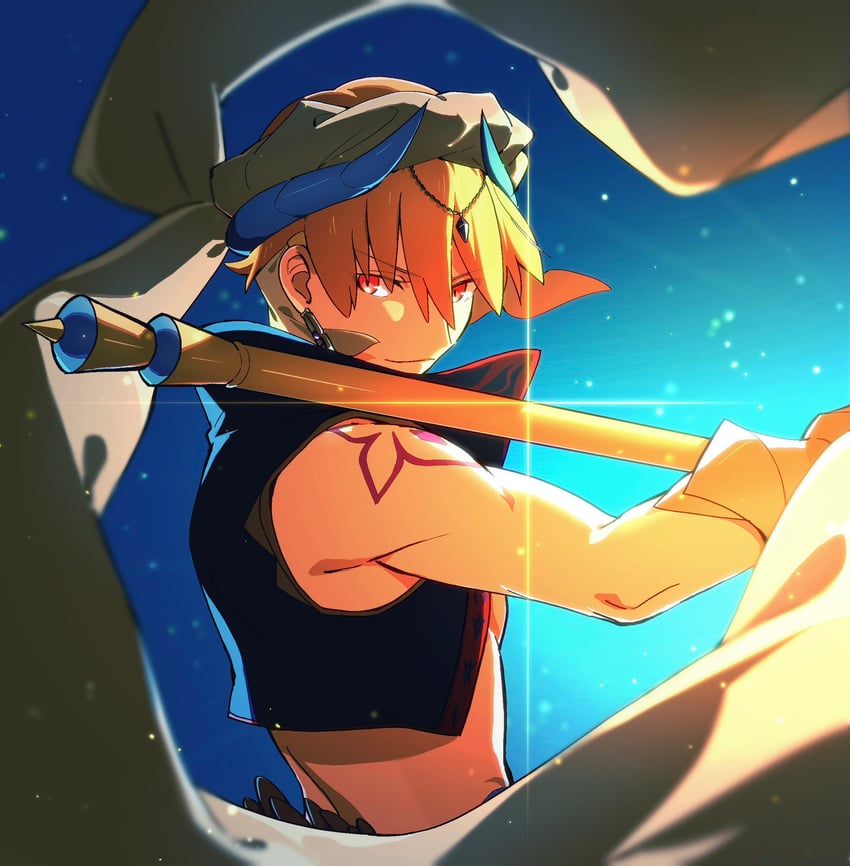 gilgamesh (fate and 1 more) drawn by chietori