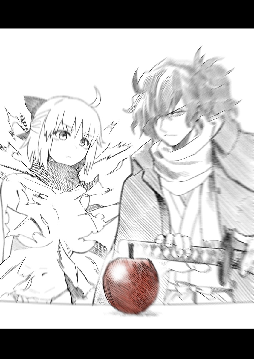okita souji and okada izou (fate and 2 more) drawn by hirunagi
