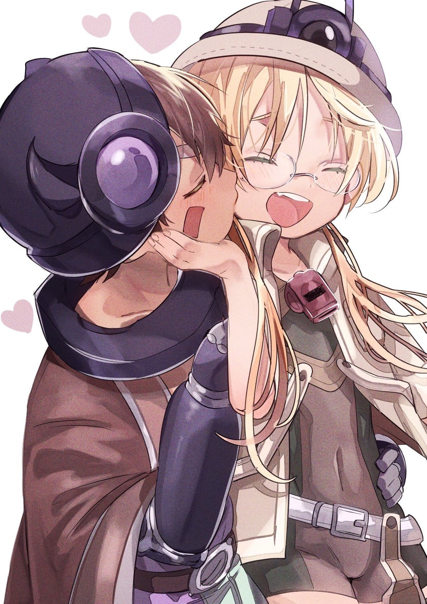 reg and riko (made in abyss) drawn by nanase_(7se_1015)