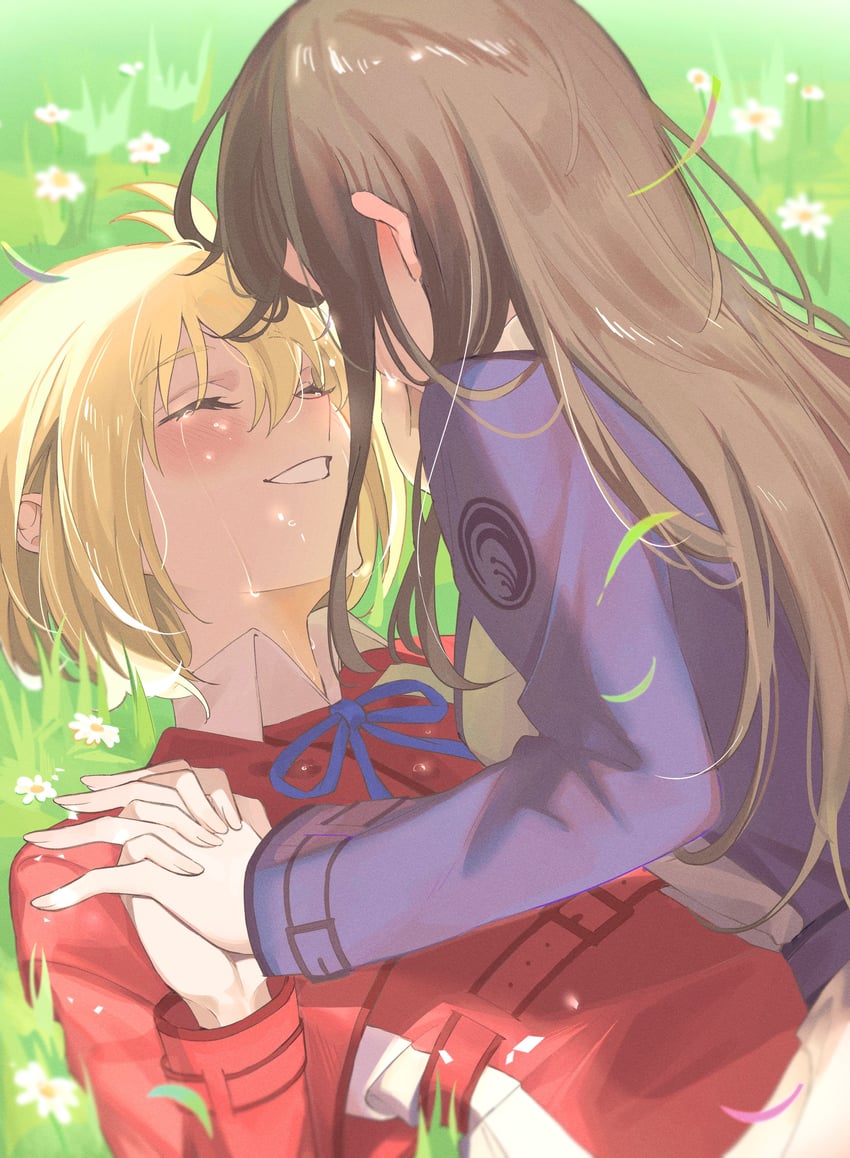 nishikigi chisato and inoue takina (lycoris recoil) drawn by toho10min