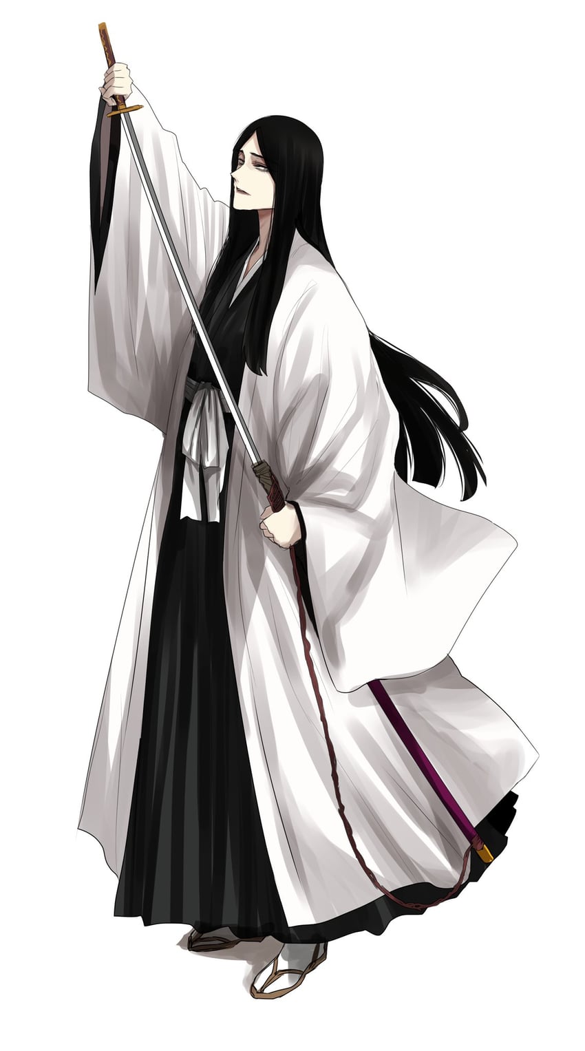 unohana retsu (bleach and 1 more) drawn by gunjyou_(gunjyou_00)