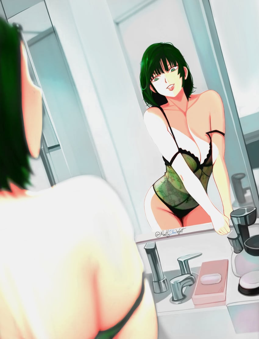 fubuki (one-punch man) drawn by mostlybluewyatt