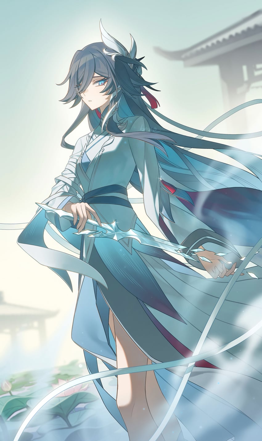 fu hua (honkai and 1 more) drawn by sanseling