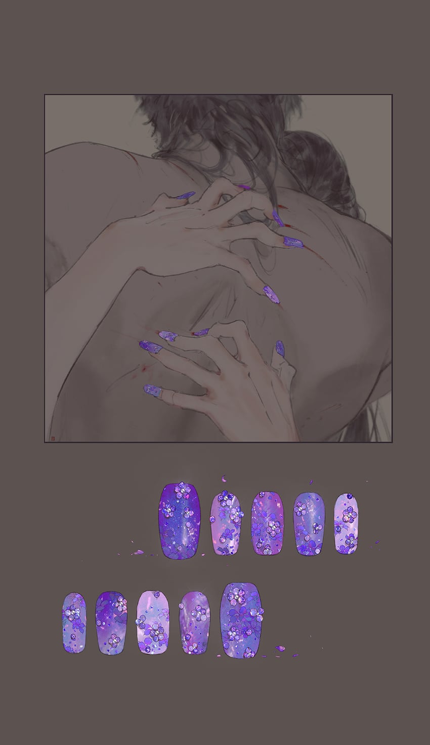 yun wuyue and bei luo (gujian qitan and 1 more) drawn by ibuki_satsuki