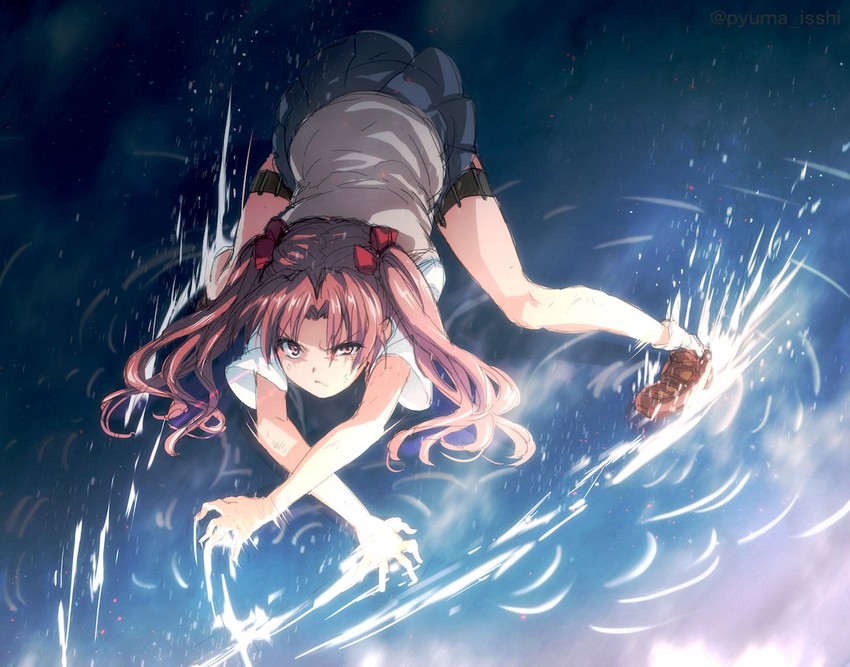 shirai kuroko (toaru majutsu no index and 1 more) drawn by isshi_pyuma