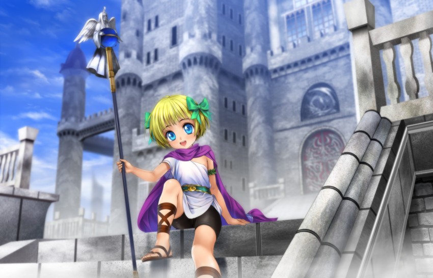 hero's daughter (dragon quest and 1 more) drawn by mutsuki_(moonknives)