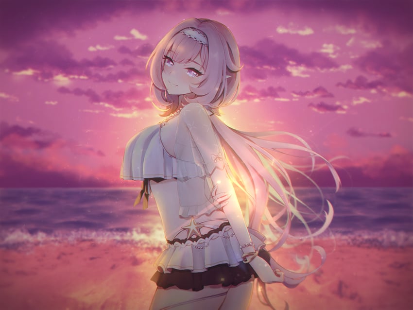 elysia (honkai and 1 more) drawn by ura_(hamburg_oniku)