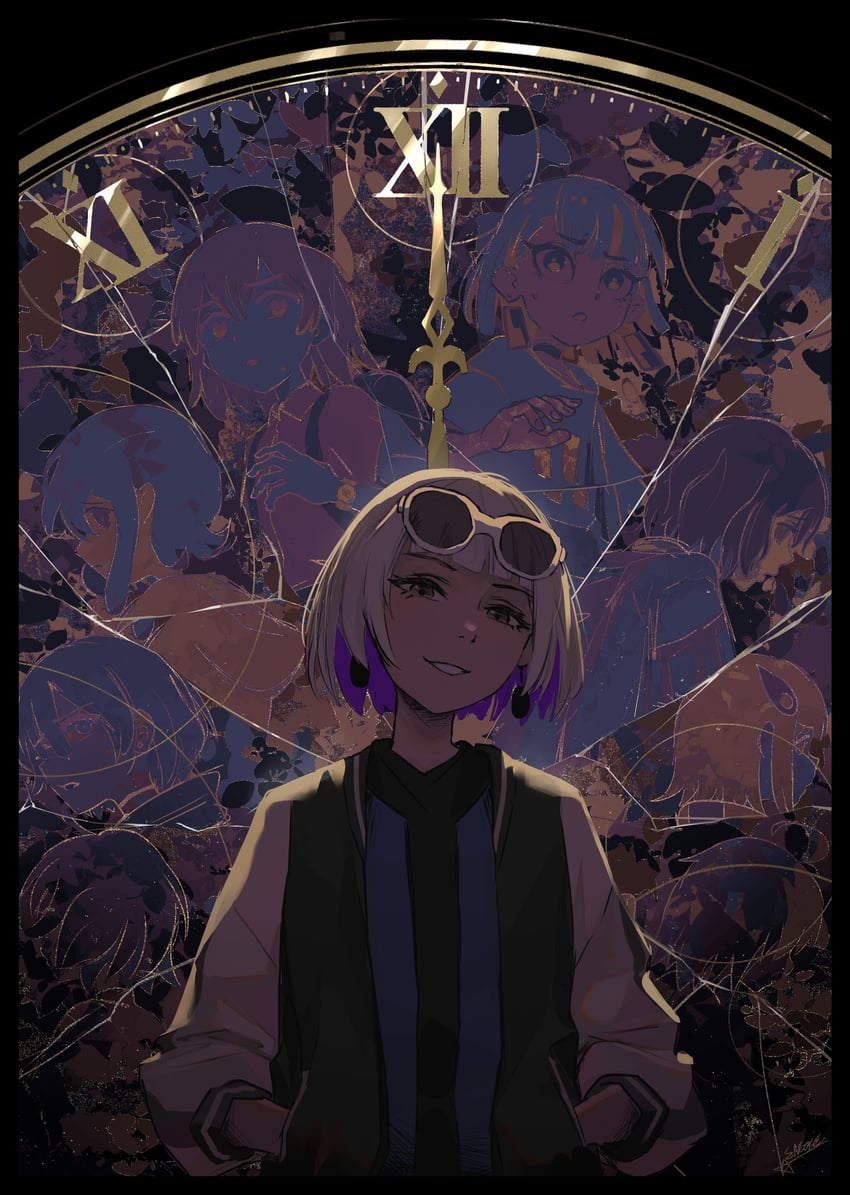 nira-chan (zutto mayonaka de ii no ni and 9 more) drawn by reshanims