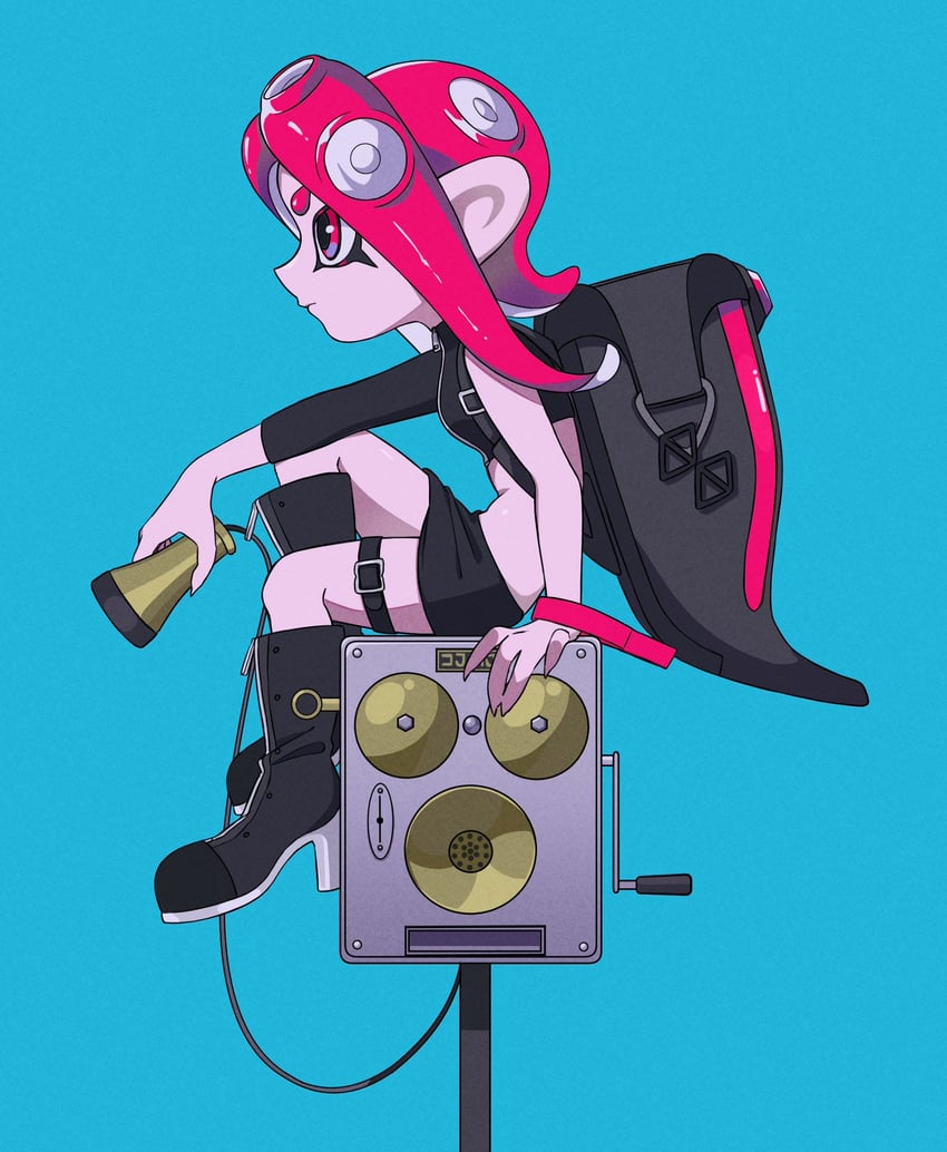 agent 8 (splatoon and 2 more) drawn by oka_kabe