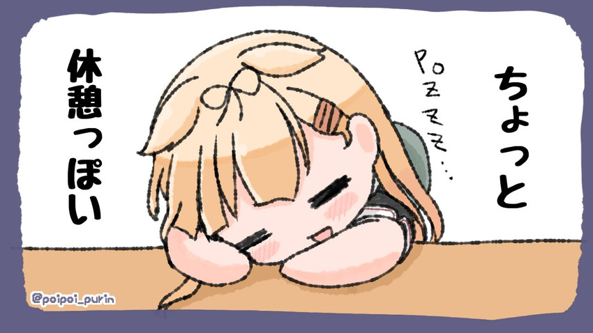 yuudachi and yuudachi kai ni (kantai collection) drawn by poipoi_purin