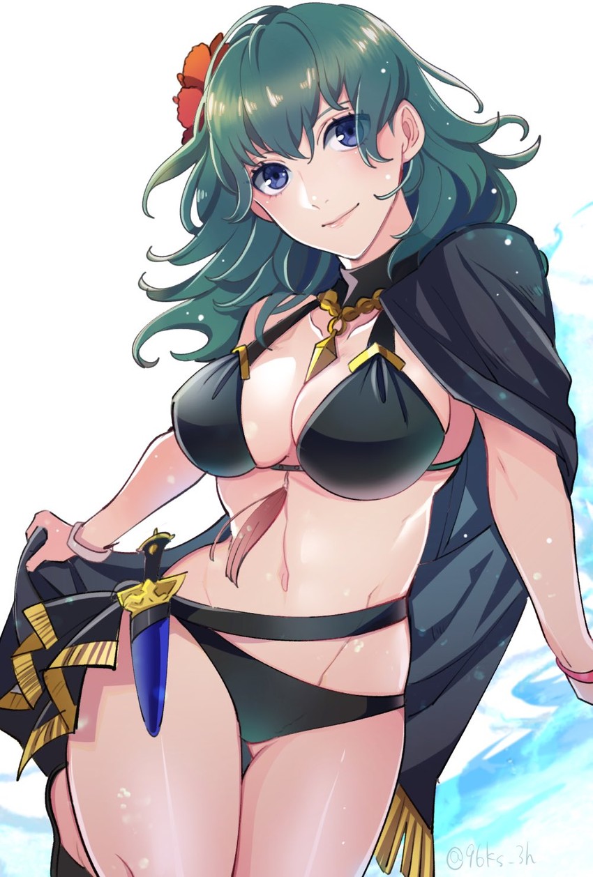 female byleth (fire emblem and 2 more) drawn by kasu_(96ks_3h)