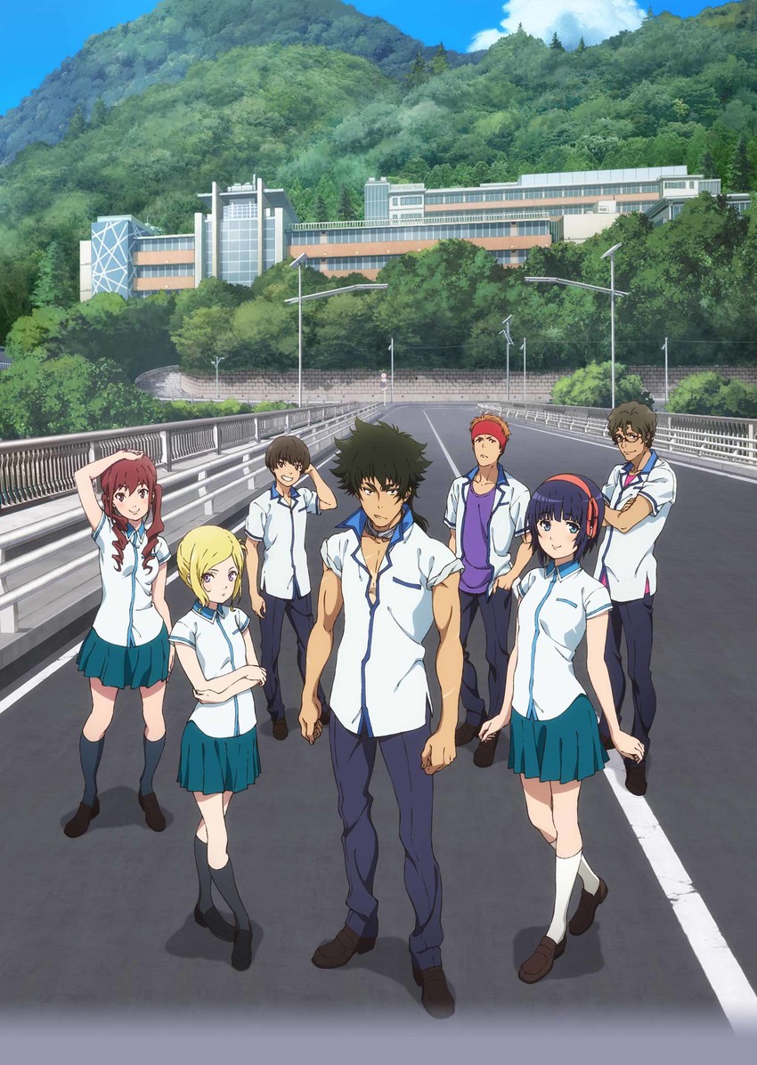 shirahane yukina, ouma kennosuke tokisada, sophie noel, ogino mika, akagi ryouto, and 2 more (kuromukuro)