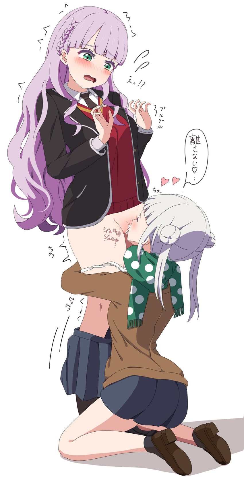arashi chisato and wien margarete (love live! and 1 more) drawn by shirasaki_(ebb_ss)