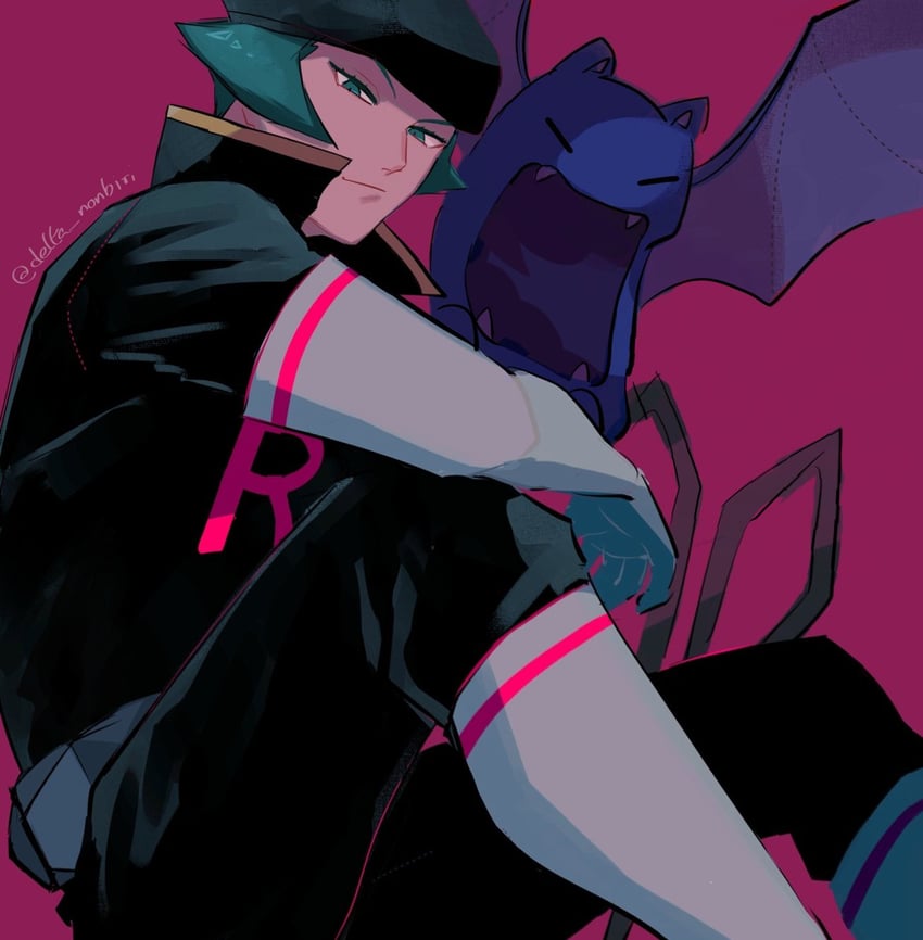 golbat and proton (pokemon and 1 more) drawn by delta_nonbiri