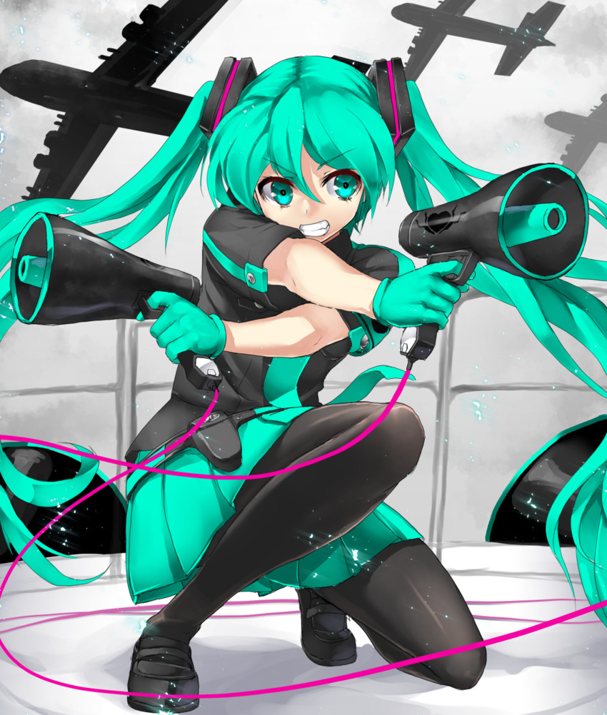 hatsune miku (vocaloid and 1 more) drawn by tadano_magu