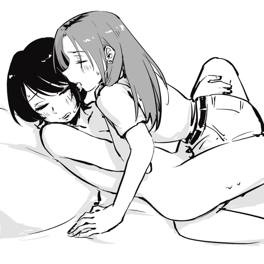 inuzuka miwa and sawatari saeko (tsukiatte agetemo ii kana) drawn by daimyo0208