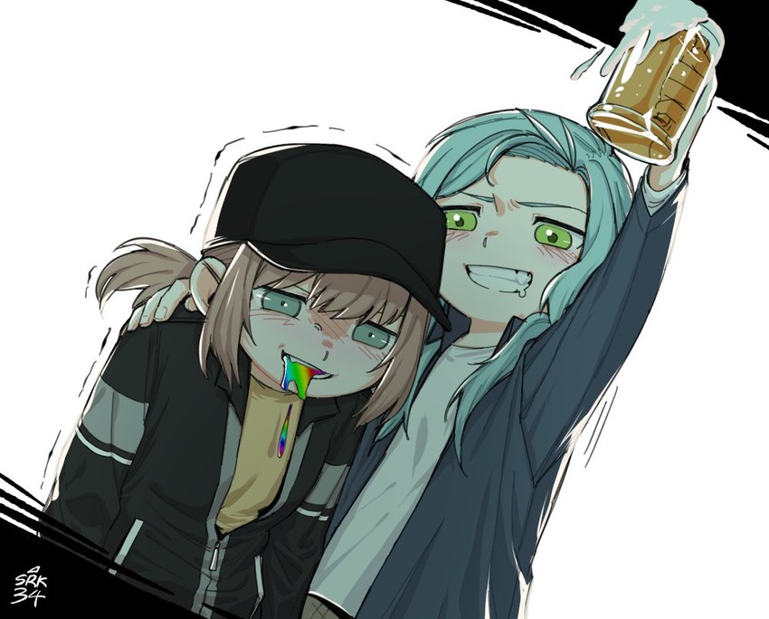 hikawa hina and yamato maya (bang dream!) drawn by ast.rockett
