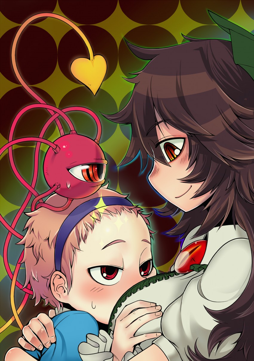 komeiji satori and reiuji utsuho (touhou) drawn by asakawa_remon