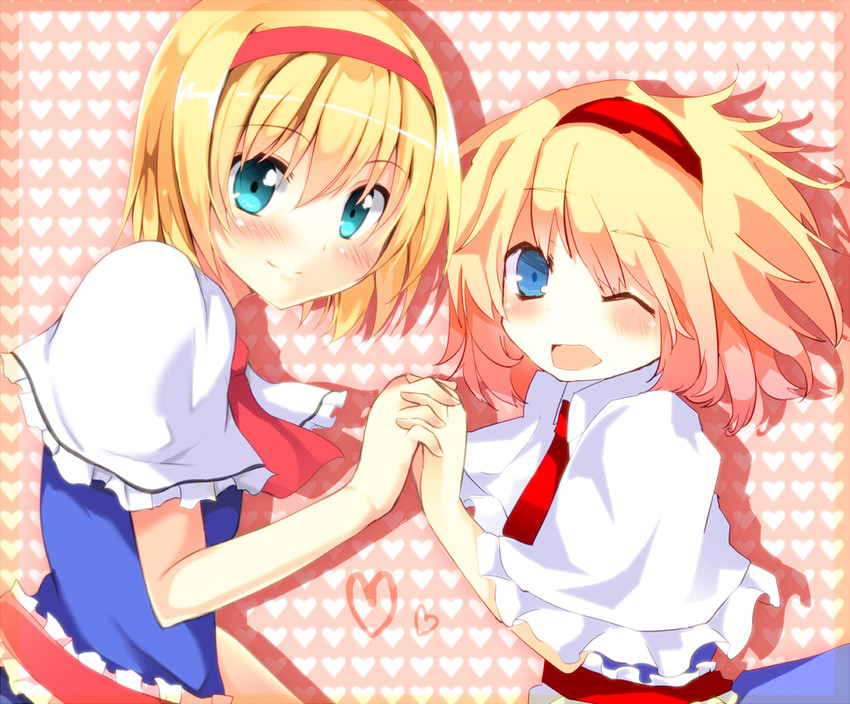 alice margatroid (touhou) drawn by madara_hio and matsushita_yuu