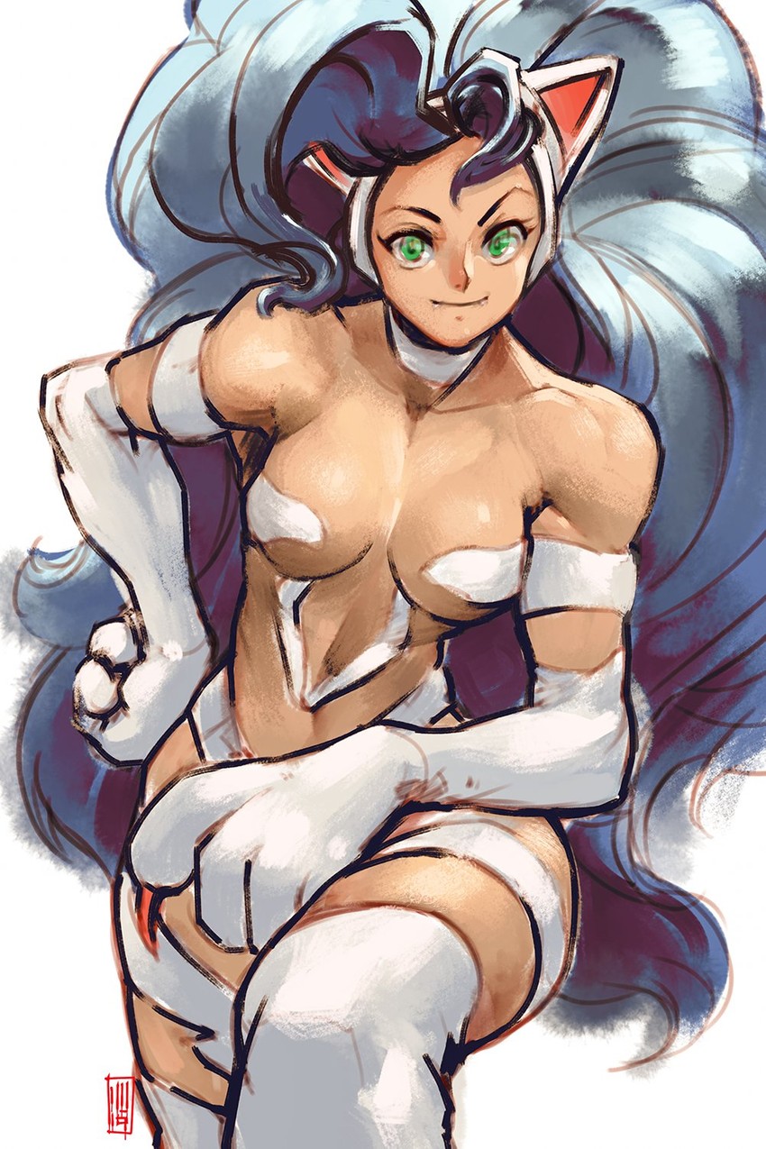felicia (darkstalkers) drawn by david_liu