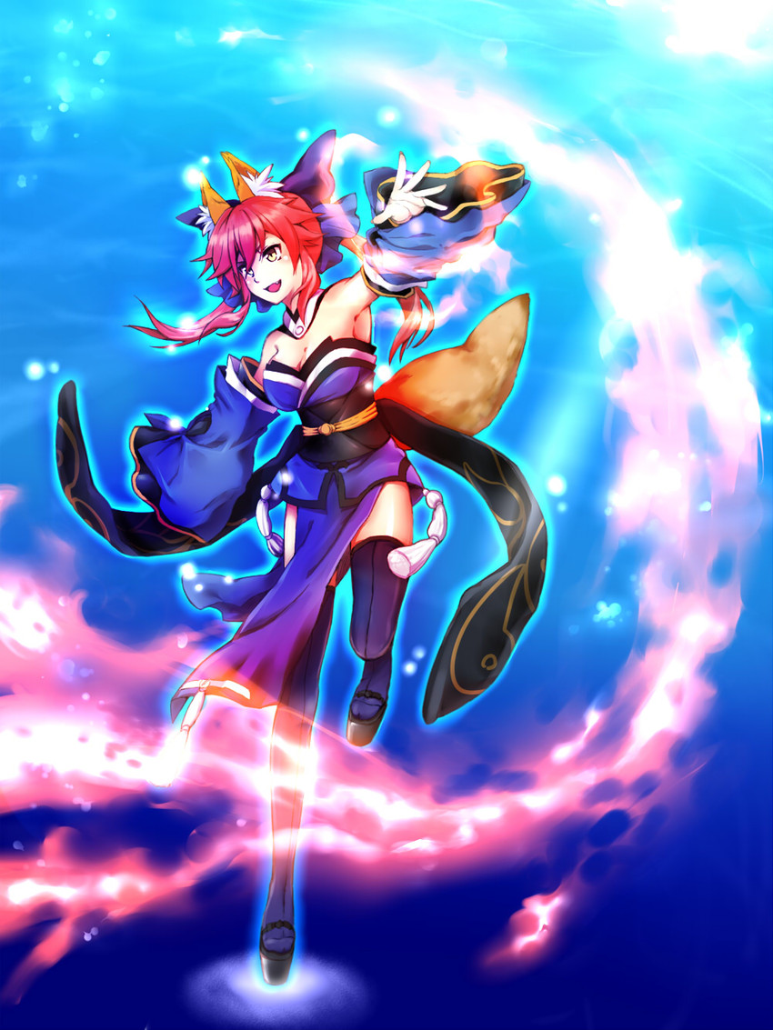tamamo and tamamo no mae (fate and 1 more) drawn by midou_shin