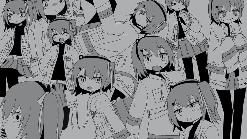 adachi rei (utau and 4 more) drawn by ashuu_(4syup)