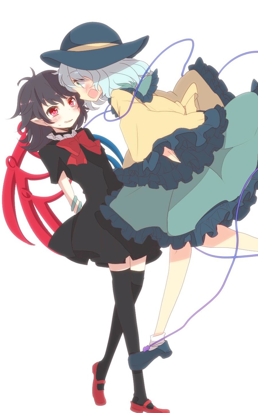 komeiji koishi and houjuu nue (touhou) drawn by aoi_(annbi)
