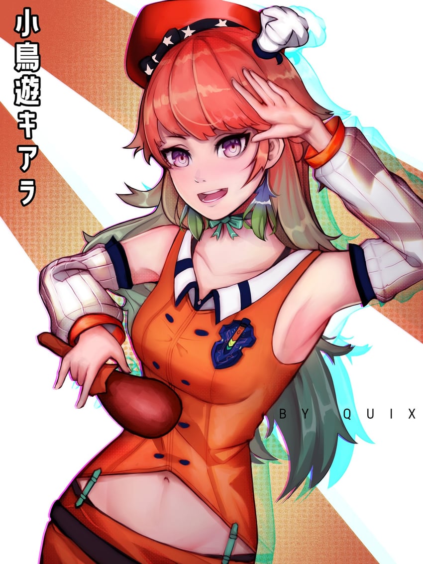 takanashi kiara (hololive and 1 more) drawn by quix