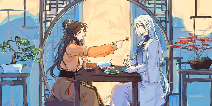 du ruo and yao (path to nowhere) drawn by tooong4