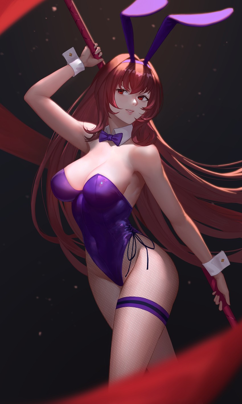 scathach (fate and 1 more) drawn by d.sum