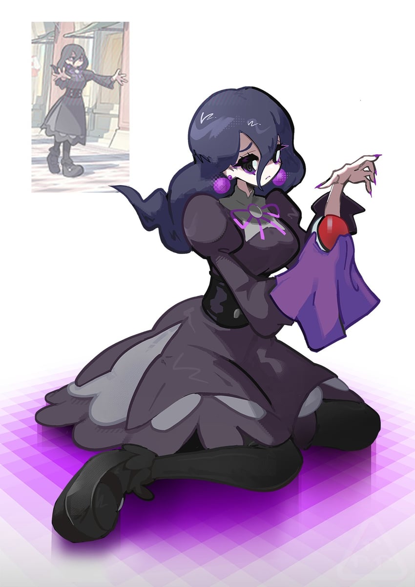 hex maniac (pokemon and 1 more) drawn by shakeeeeeeeee