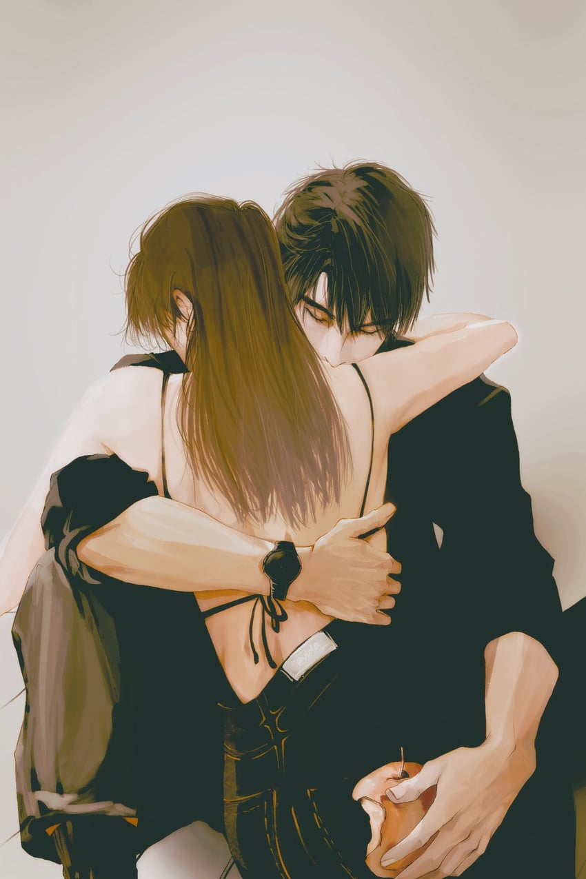 protagonist and caleb (love and deepspace) drawn by lxlijin0808
