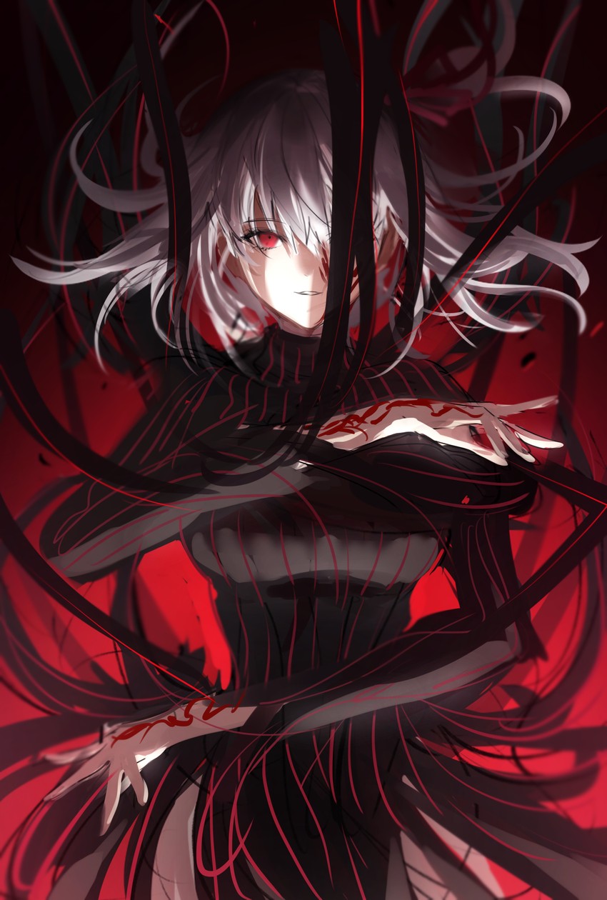 matou sakura and dark sakura (fate and 2 more) drawn by hoojiro