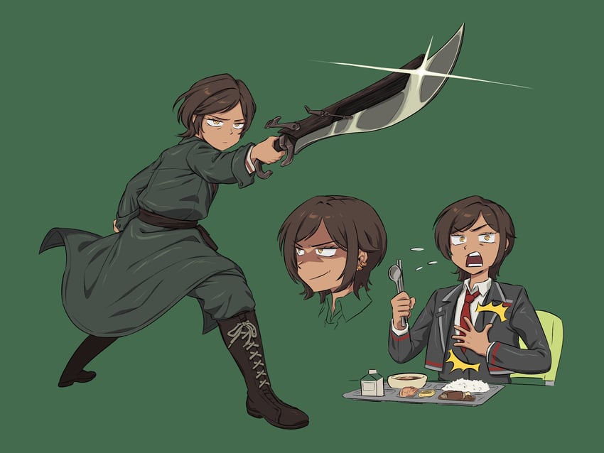 outis (project moon and 1 more) drawn by caramelpopcoms2
