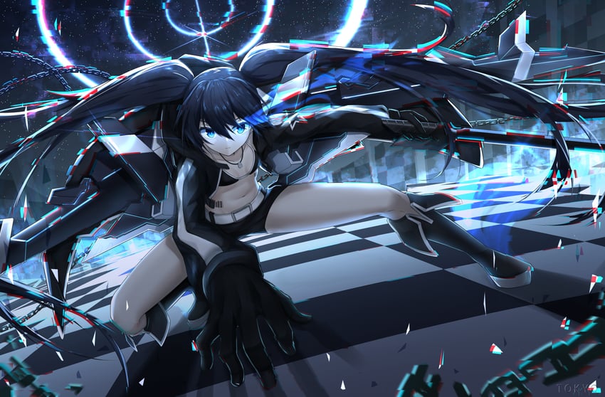 black rock shooter (black rock shooter) drawn by tokyo_(1421)