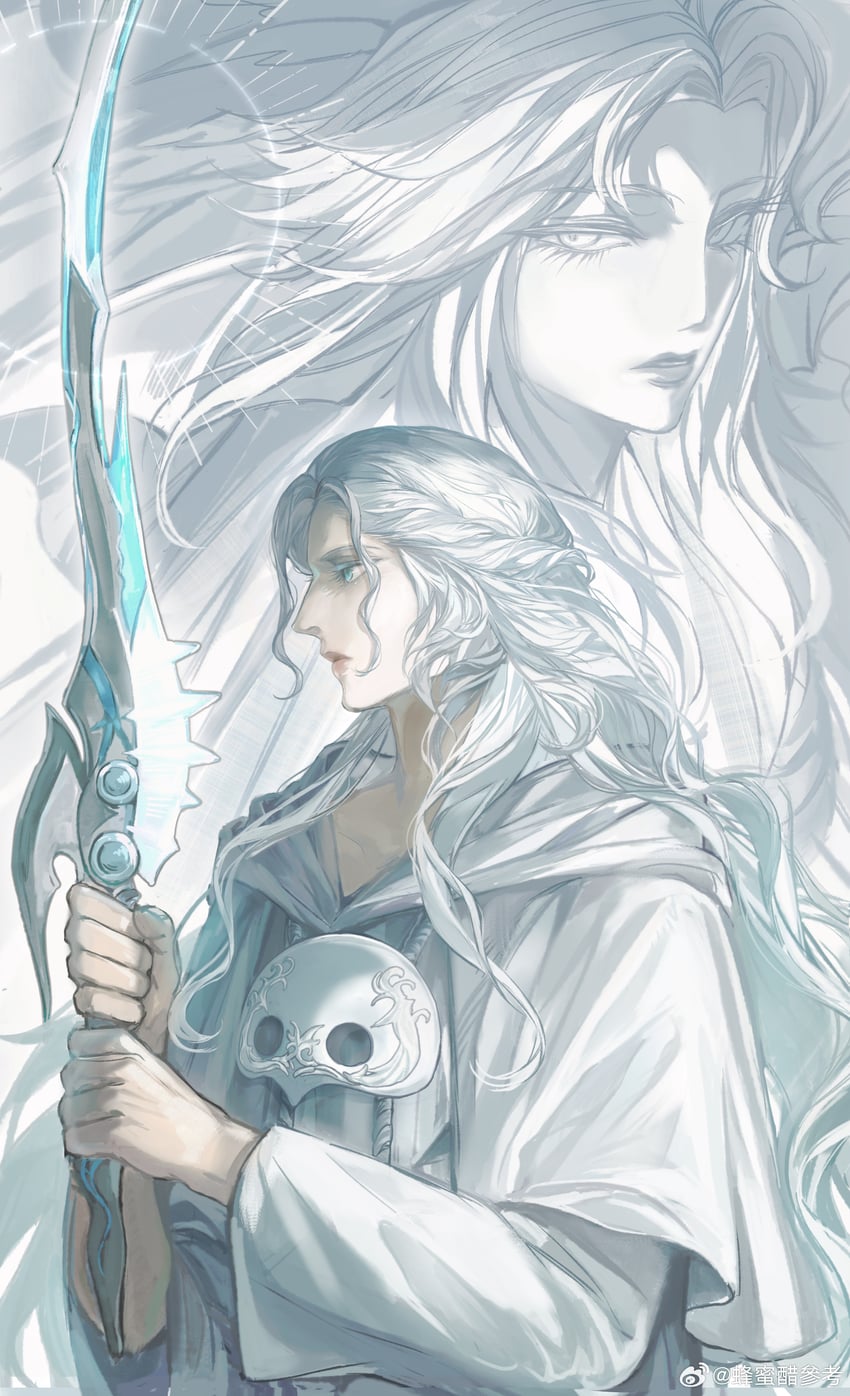 venat and hydaelyn (final fantasy and 1 more) drawn by anjiaoyu