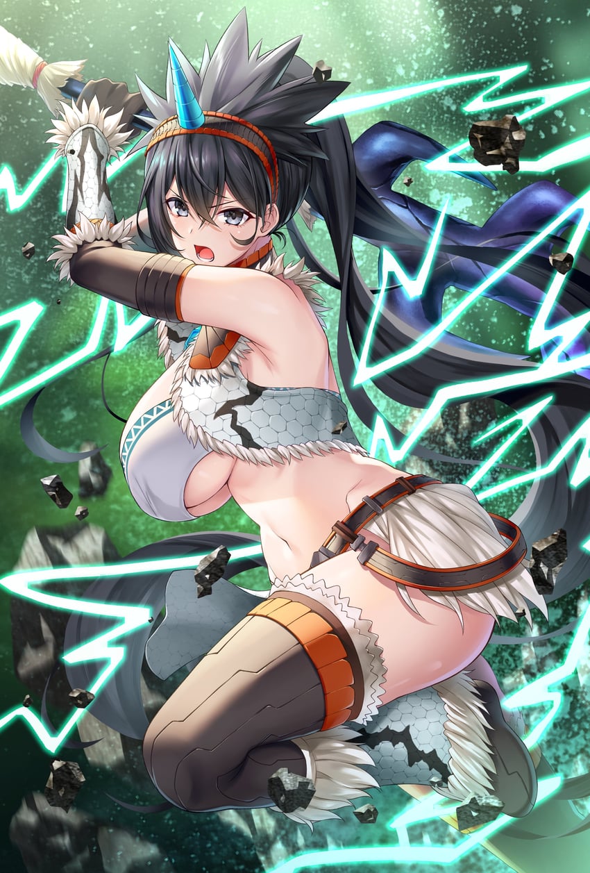 hikinomiya komori (indie virtual youtuber and 1 more) drawn by emanon123