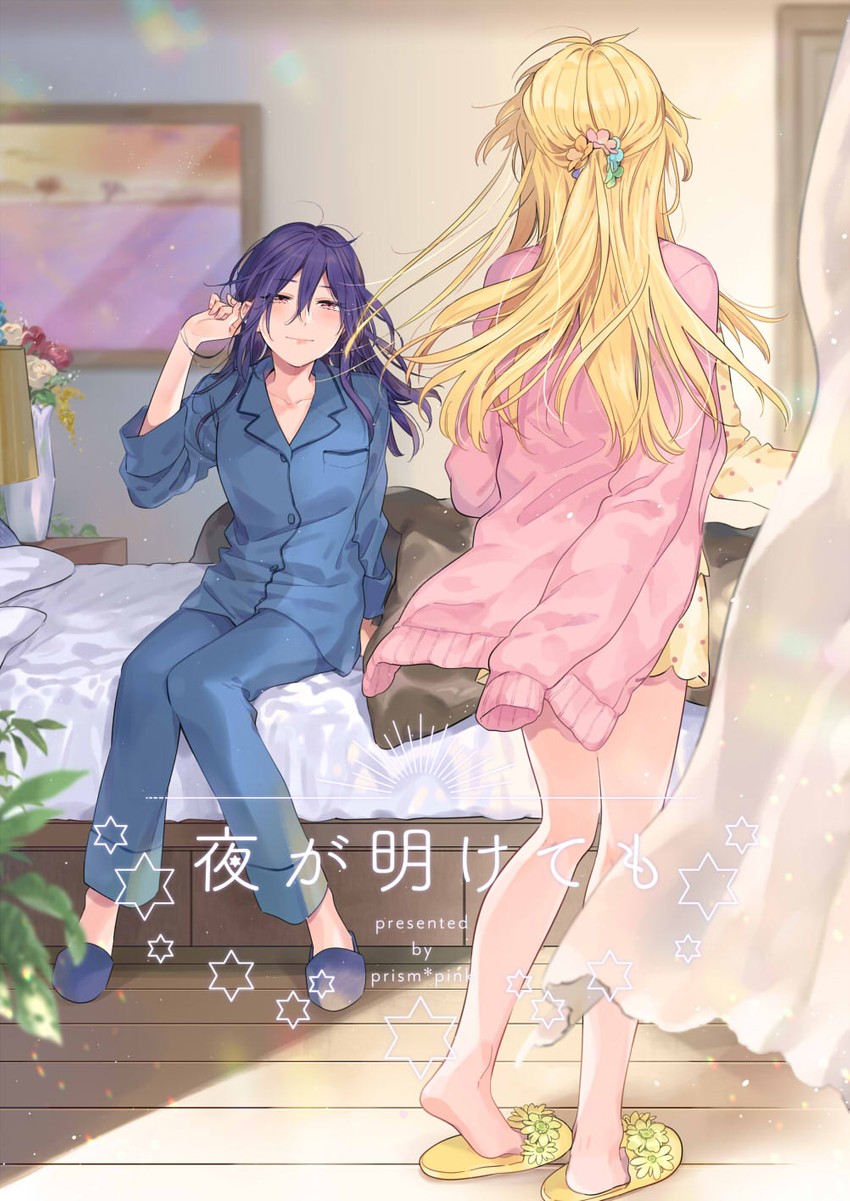 shirasagi chisato and seta kaoru (bang dream!) drawn by karuha