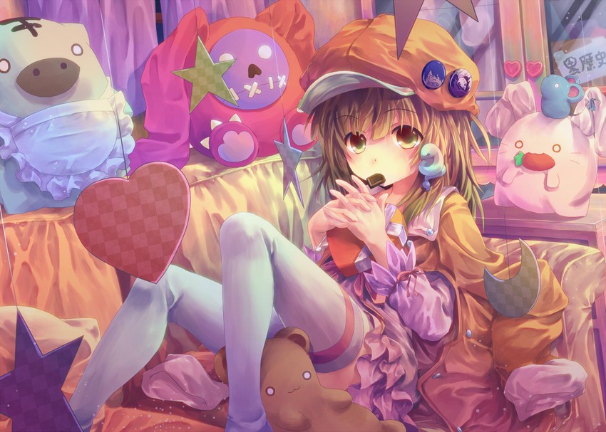 sengoku nadeko (monogatari and 1 more) drawn by niichi_(komorebi-palette)